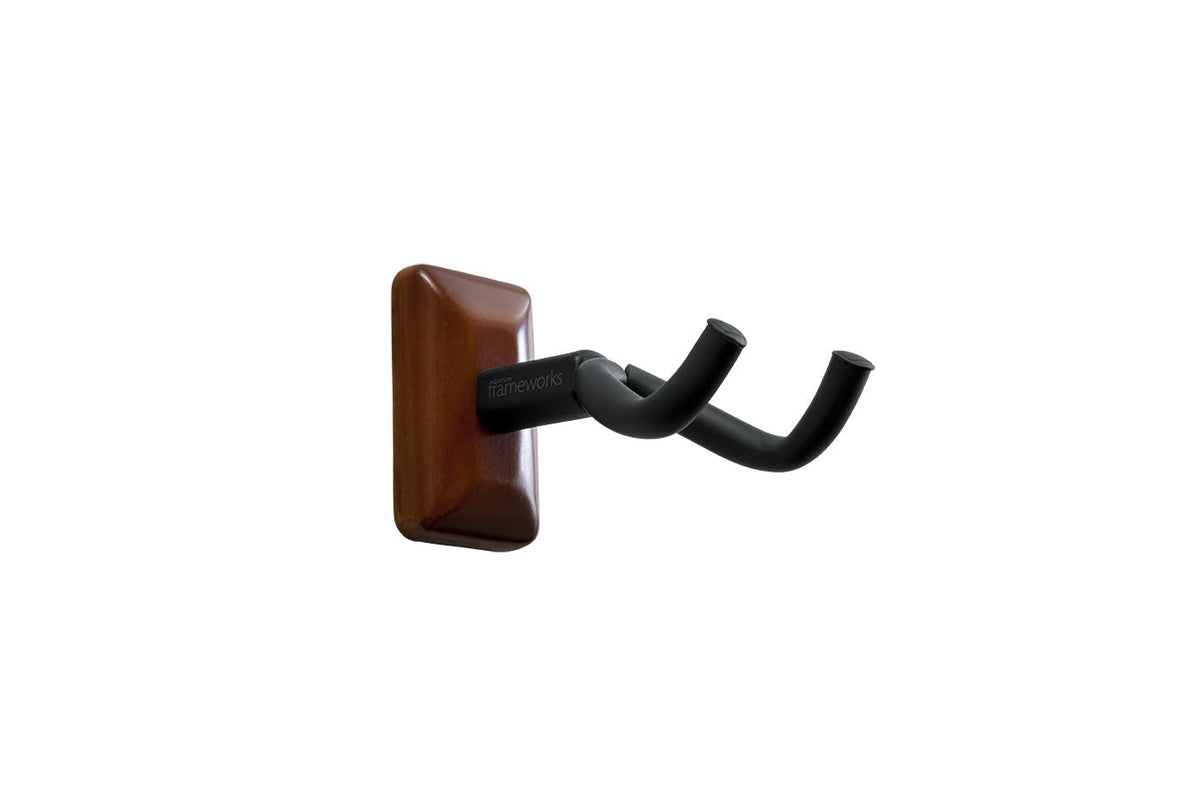 Gator Frameworks Wall Mounted Guitar Hanger - Mahogany