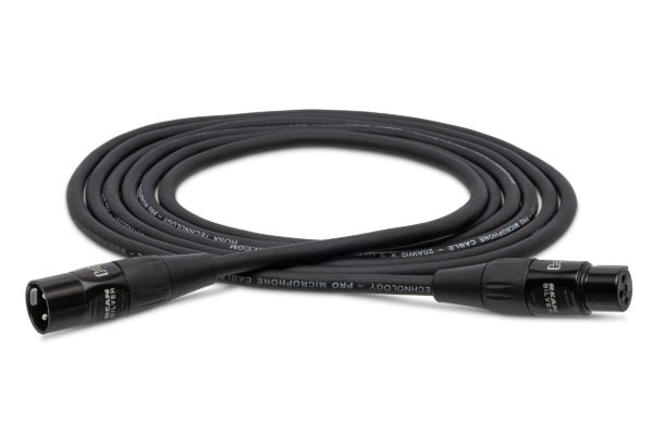 Hosa HMIC-010 Pro Microphone Cable, REAN XLR3F to XLR3M (10 ft)