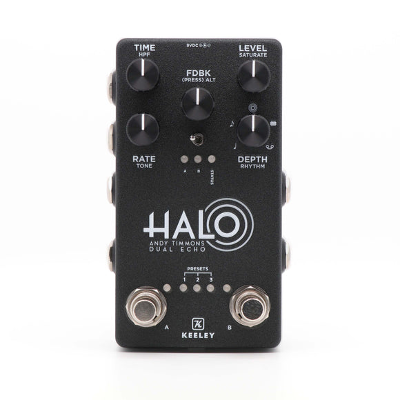 New Keeley HALO Dual Echo Delay Andy Timmons Singature Guitar Effects Pedal