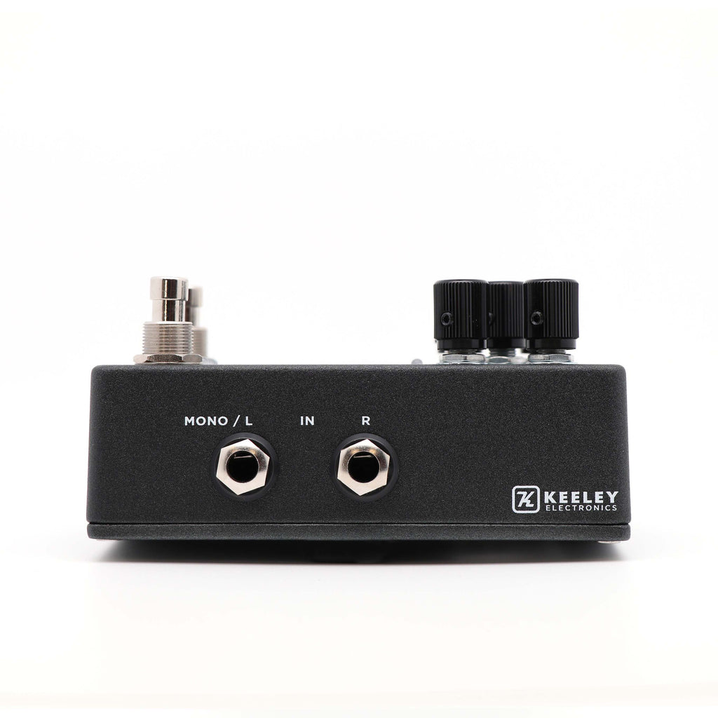 Keeley HALO Andy Timmons dual echo delay pedal - input jacks