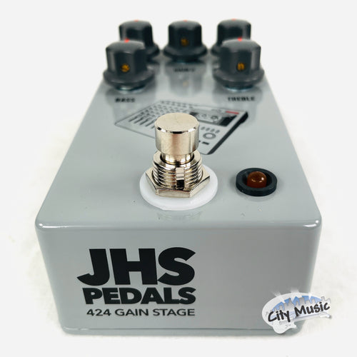 JHS 424 Gain Stage preamp pedal — angled front view