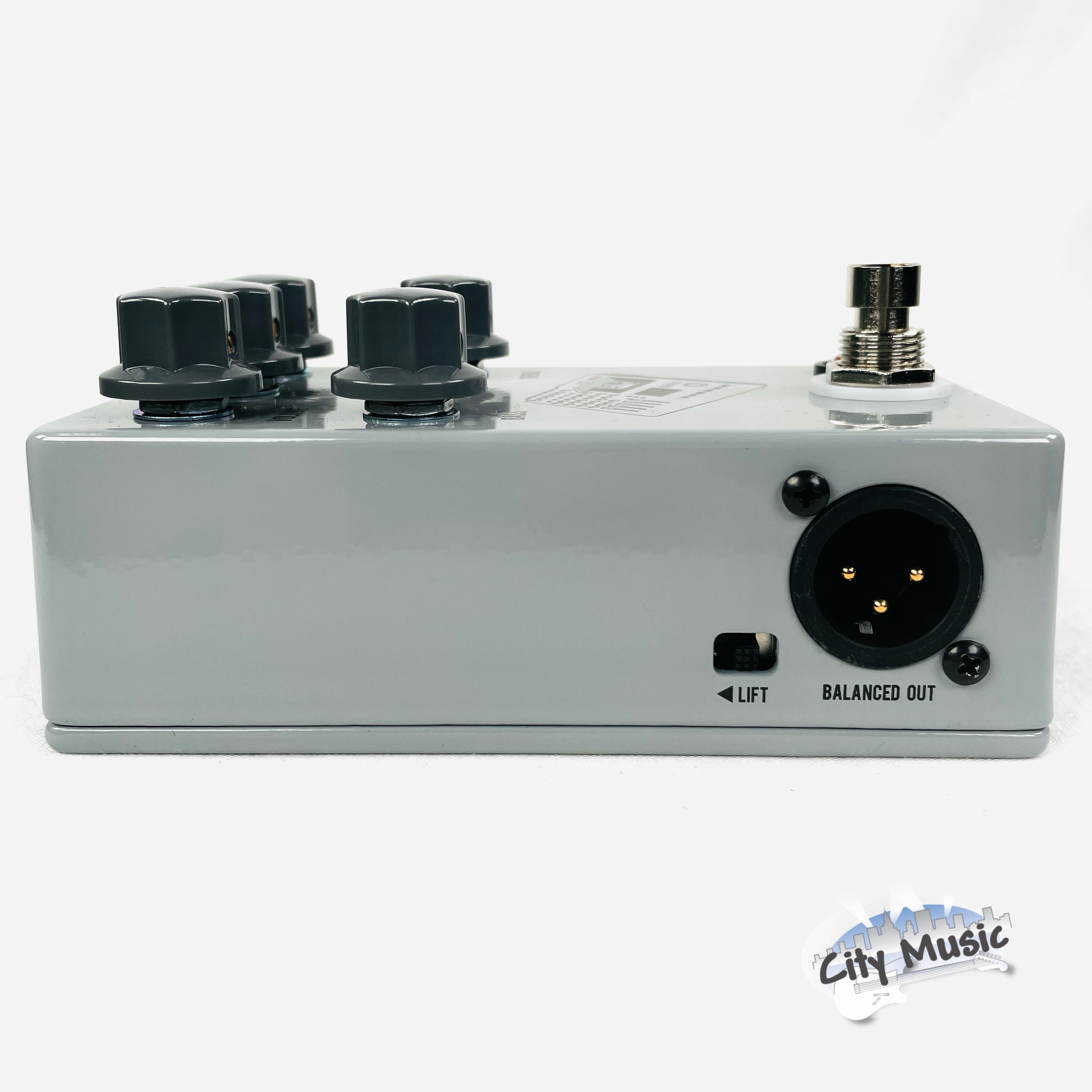 Used JHS 424 Gain Stage Preamp Distortion Overdrive Guitar Effects Pedal