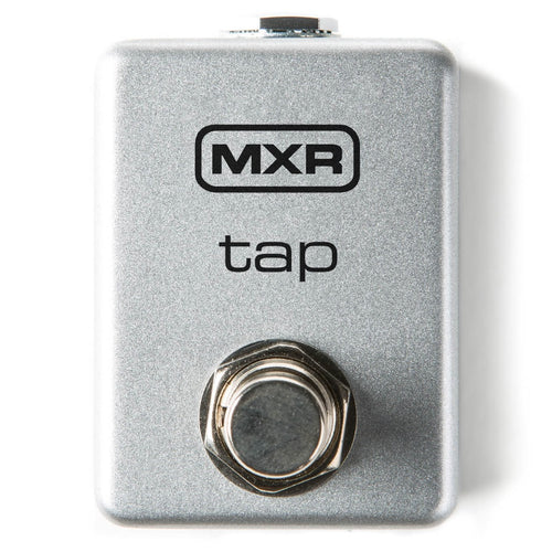 MXR M199 Tap Tempo footswitch — silver enclosure with single footswitch