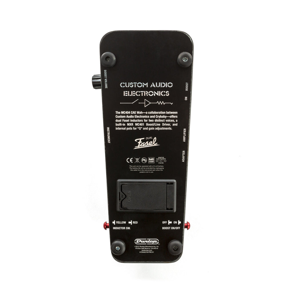 New Dunlop MXR MC404 CAE Dual Inductor Wah Guitar Effects Pedal