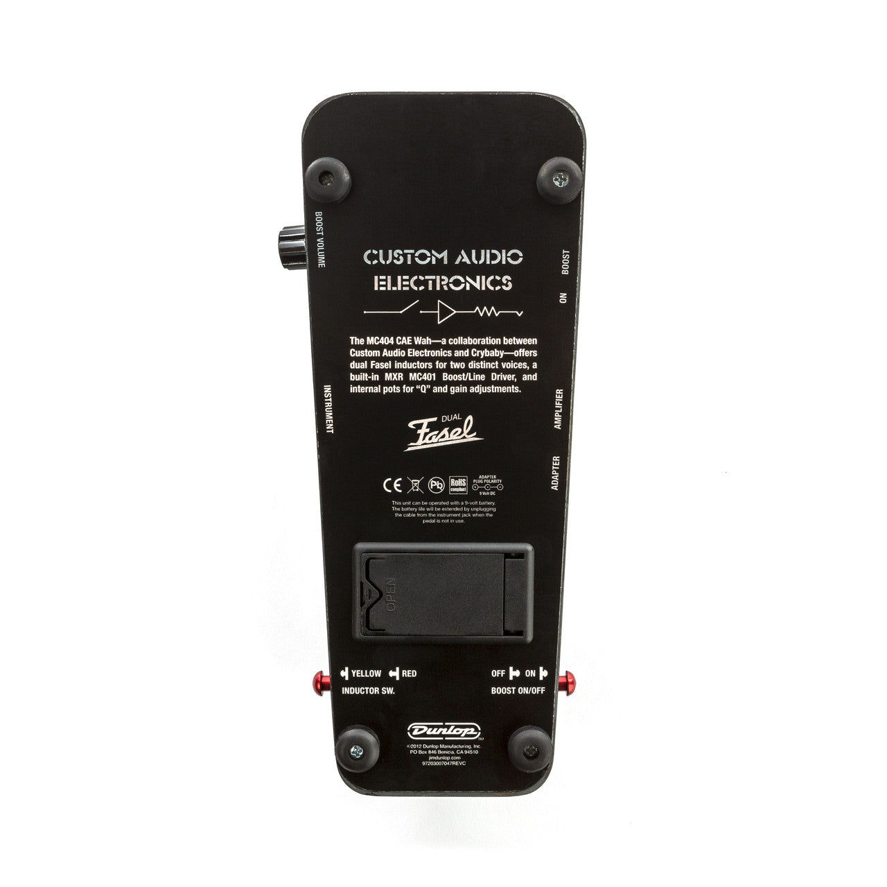 New Dunlop MXR MC404 CAE Dual Inductor Wah Guitar Effects Pedal