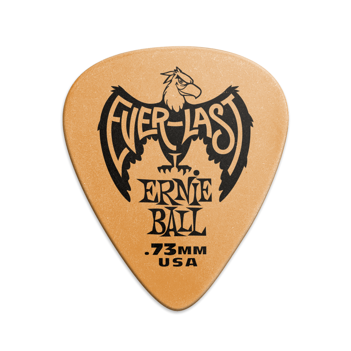 Ernie Ball Everlast Delrin Guitar Picks .73mm Orange (12-Pack)