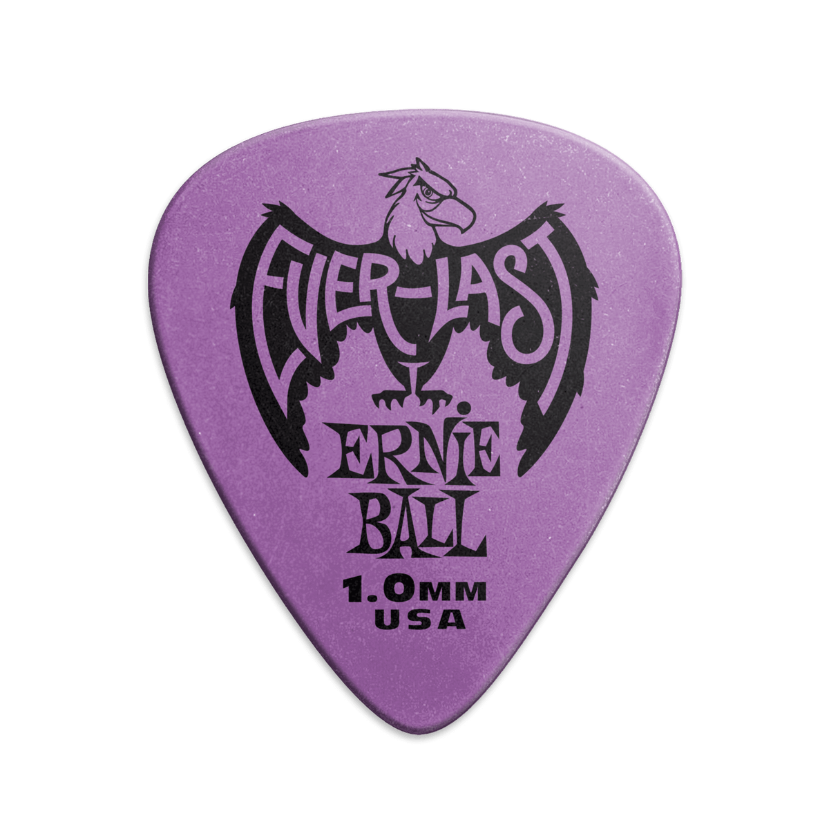 Ernie Ball Everlast Delrin Guitar Picks 1.0mm Purple (12-Pack)