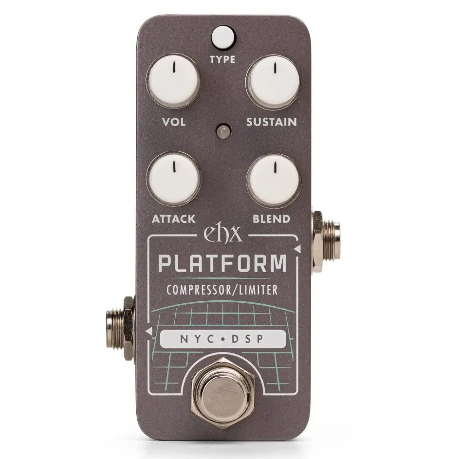 Electro-Harmonix Pico Platform compressor pedal — front top view