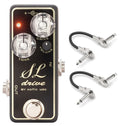 Xotic SL Drive overdrive pedal, black mini enclosure, with two included Hosa patch cables