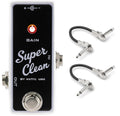 Xotic SCB Super Clean Buffer pedal — black mini pedal with free Hosa patch cables