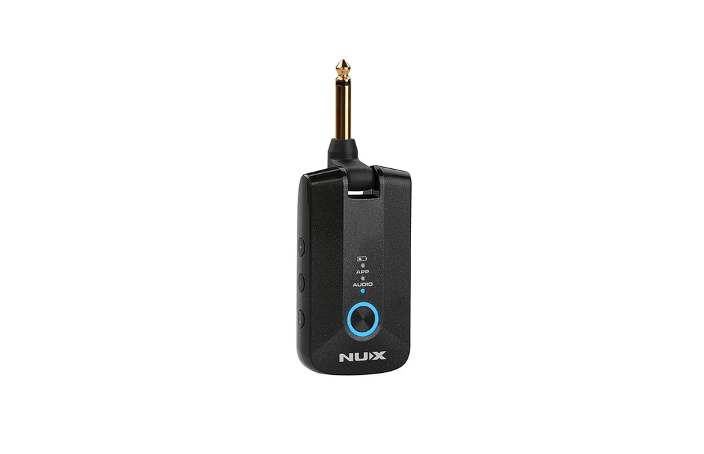 Used NUX MP-3 Mighty Plug Pro headphone amp — rear view