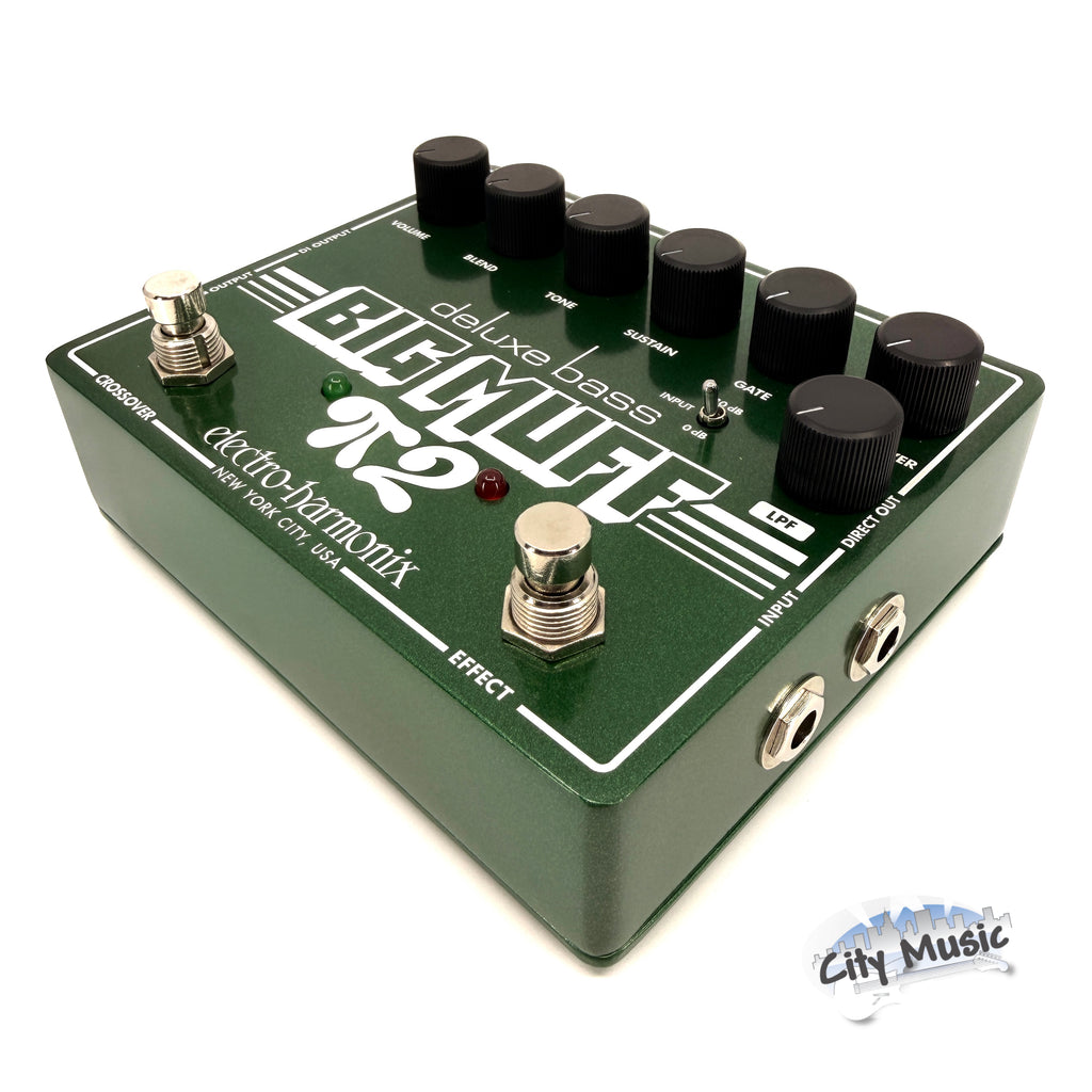 Used Electro-Harmonix EHX Deluxe Bass Big Muff Pi 2 Dual Op-Amp Fuzz Guitar Pedal ♫