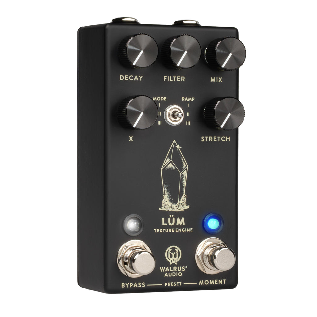 New Walrus Audio Lüm Texture Engine Reverb Guitar Effects Pedal Lum Black