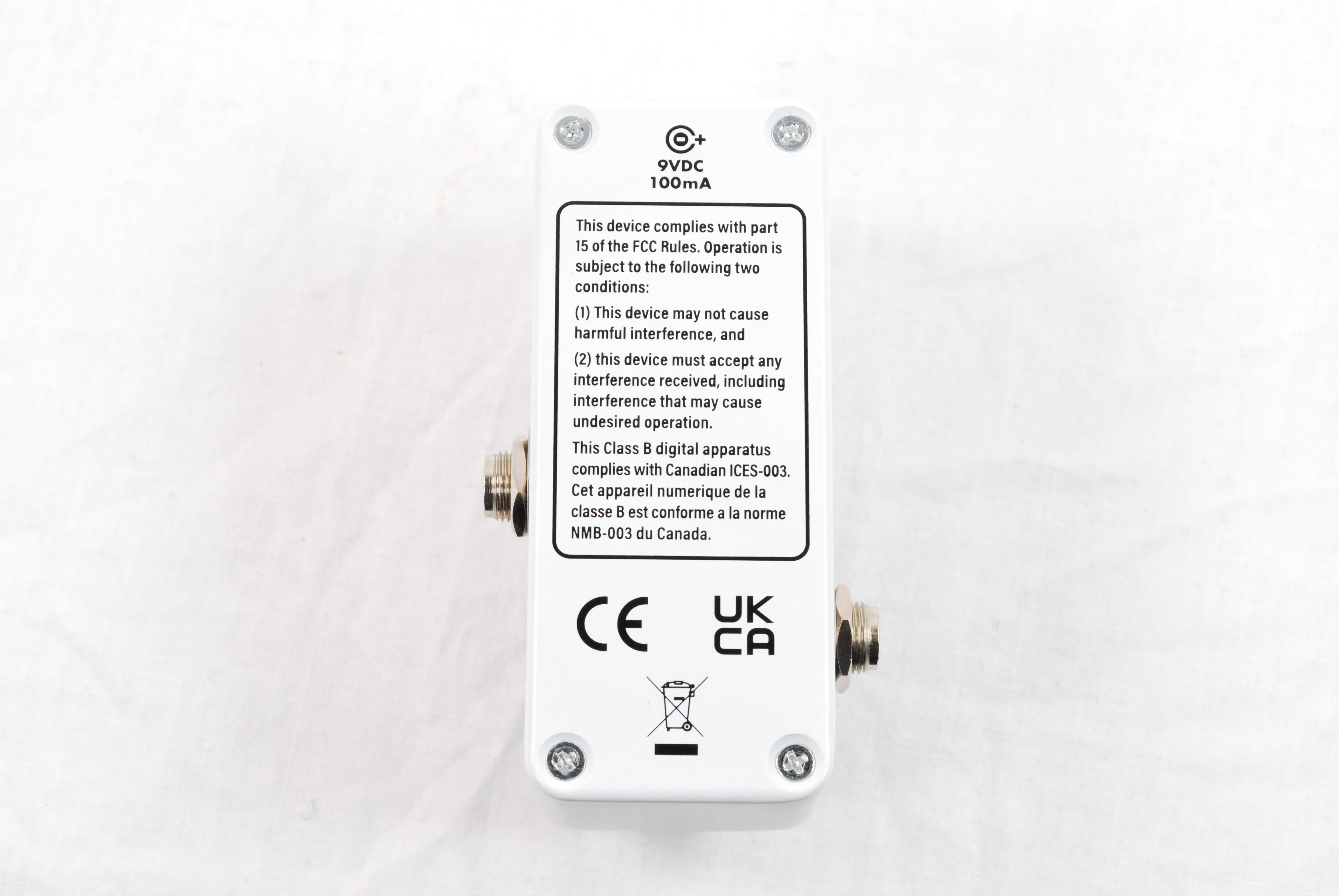 Electro-Harmonix Pico Deep Freeze sustainer pedal — side view