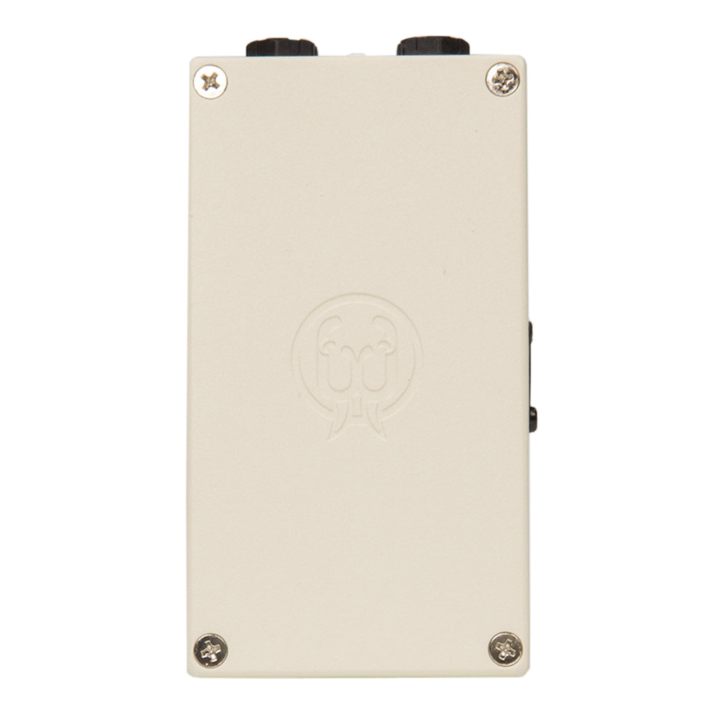 Walrus Audio Canvas Mono DI box — white, full view with packaging