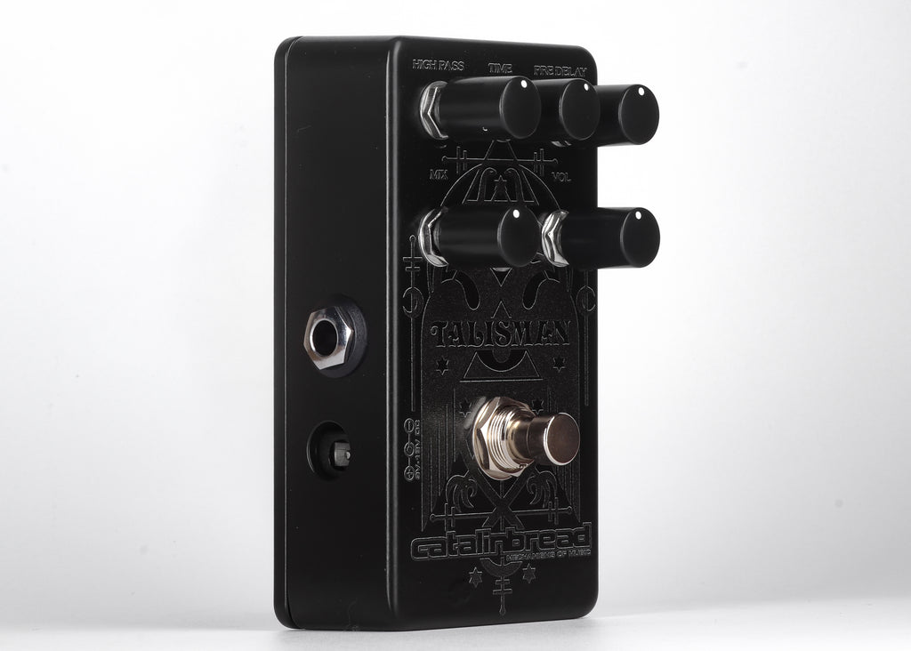 New Catalinbread Talisman Plate Reverb Guitar Effects Pedal Blackout Series