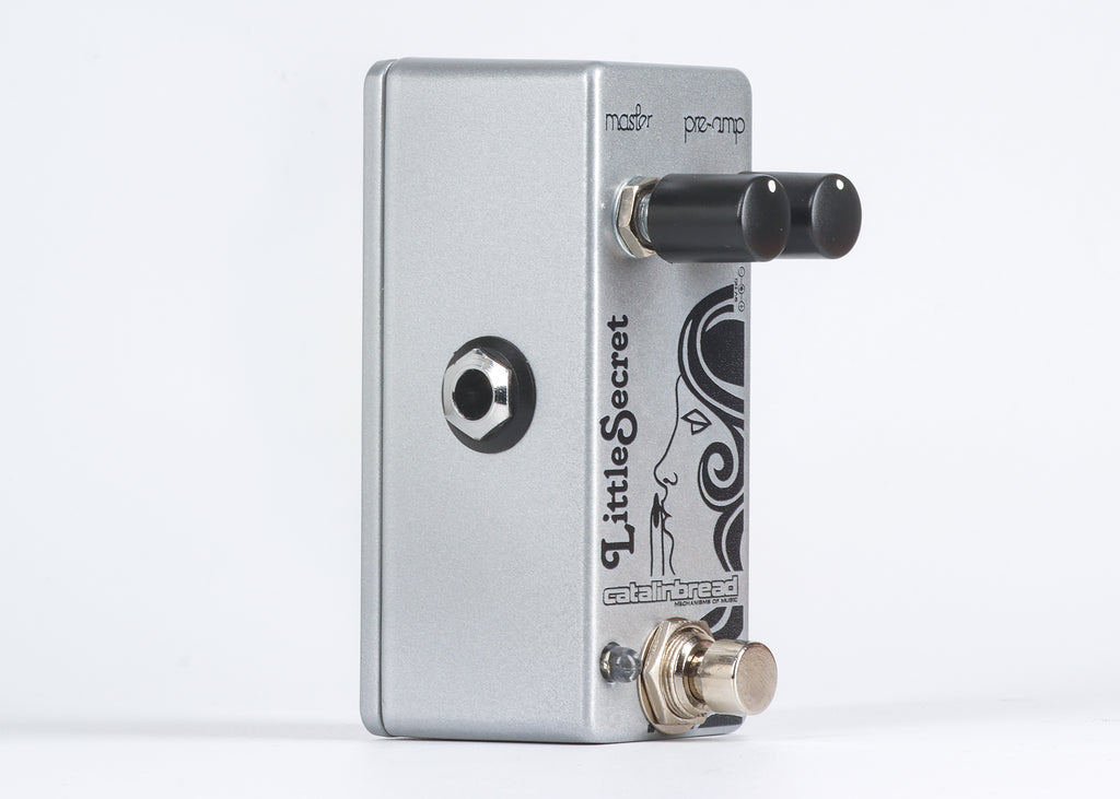 Catalinbread Little Secret Mini preamp pedal — opposite side profile