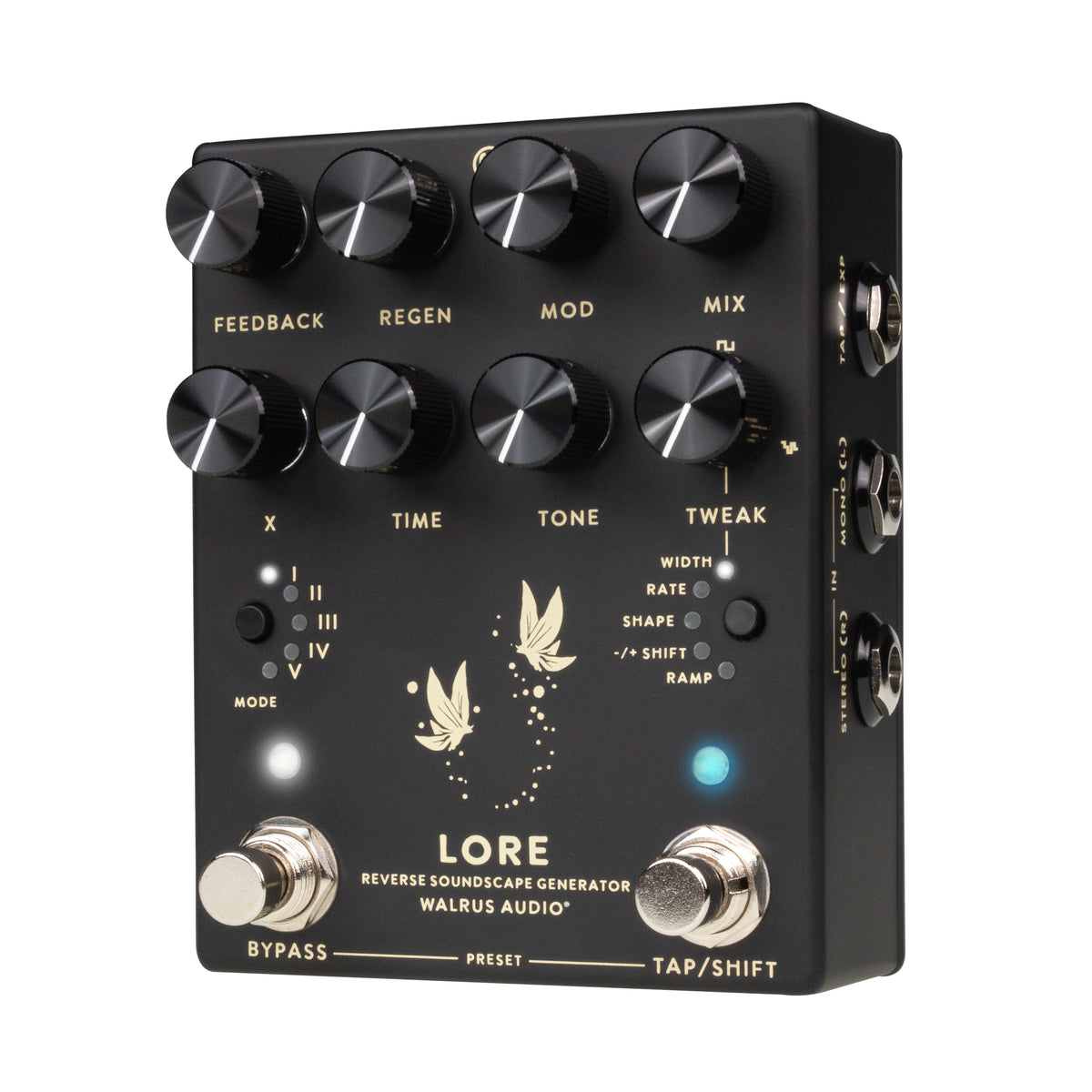 New Walrus Audio Lore MKII Stereo Reverse Soundscape Generator Pedal Black