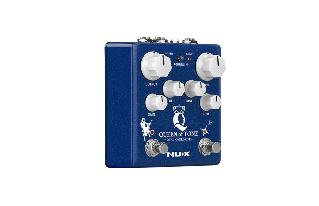 NUX NDO-6 Queen of Tone pedal — angled product view