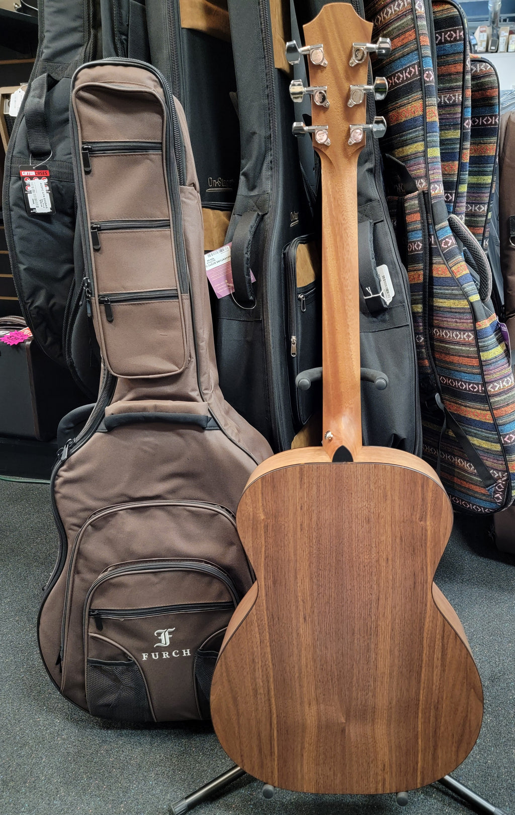 New Furch Blue OM-SWa 2025 Solid Spruce/Solid Walnut, CNR-Active, Dlx Bag, Free Shipping!