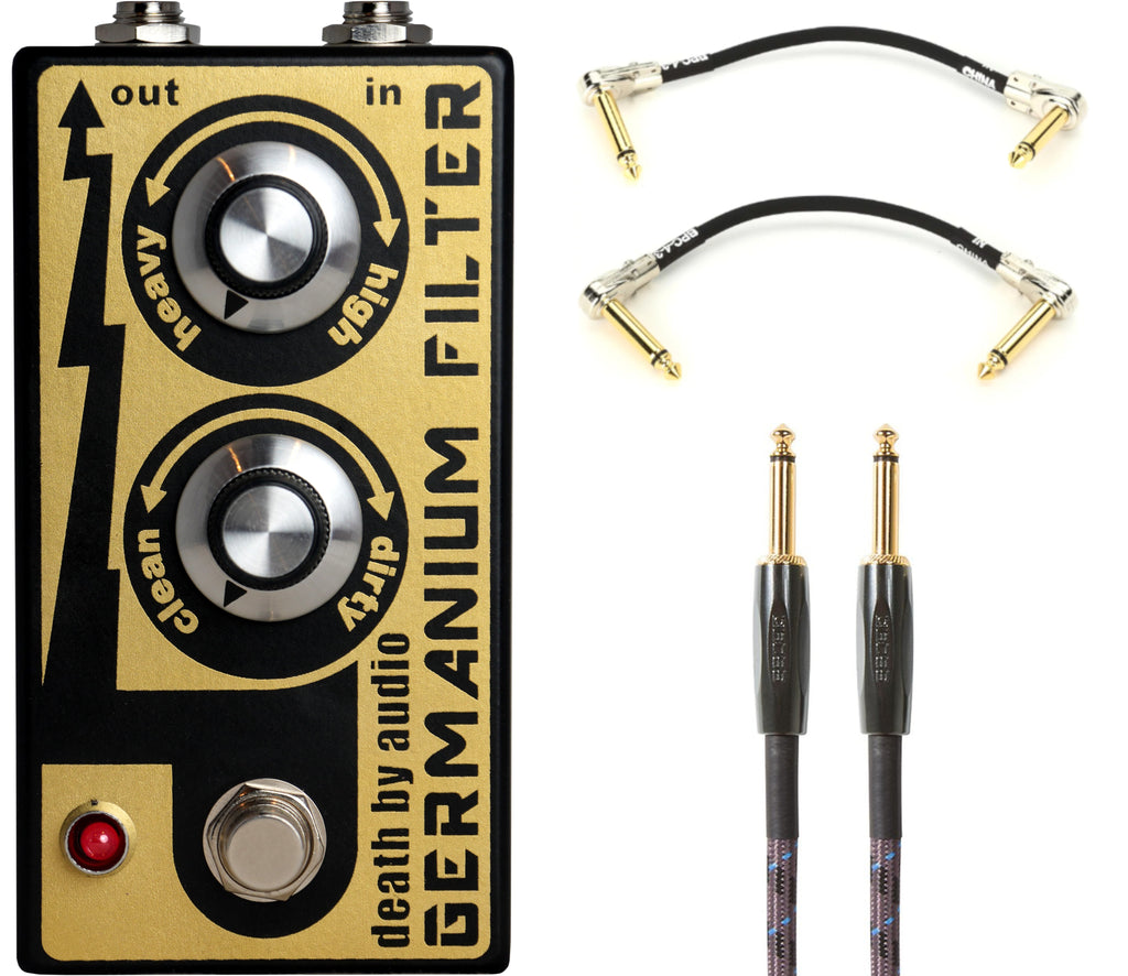Death By Audio Germanium Filter guitar pedal — front view