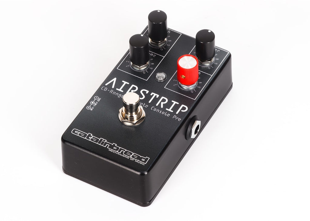 Catalinbread Airstrip console preamp pedal - angled side view