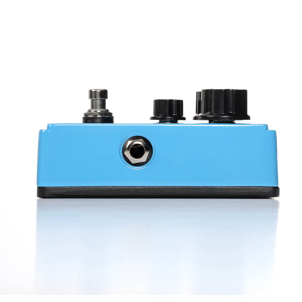 DOD Chthonic fuzz pedal — footswitch detail