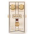 MXR RR104C Randy Rhoads Distortion+ pedal — white enclosure with gold knobs, top view