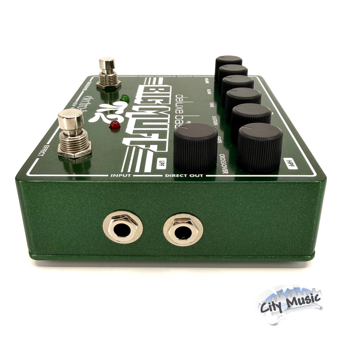 Used Electro-Harmonix EHX Deluxe Bass Big Muff Pi 2 Dual Op-Amp Fuzz Guitar Pedal ♫