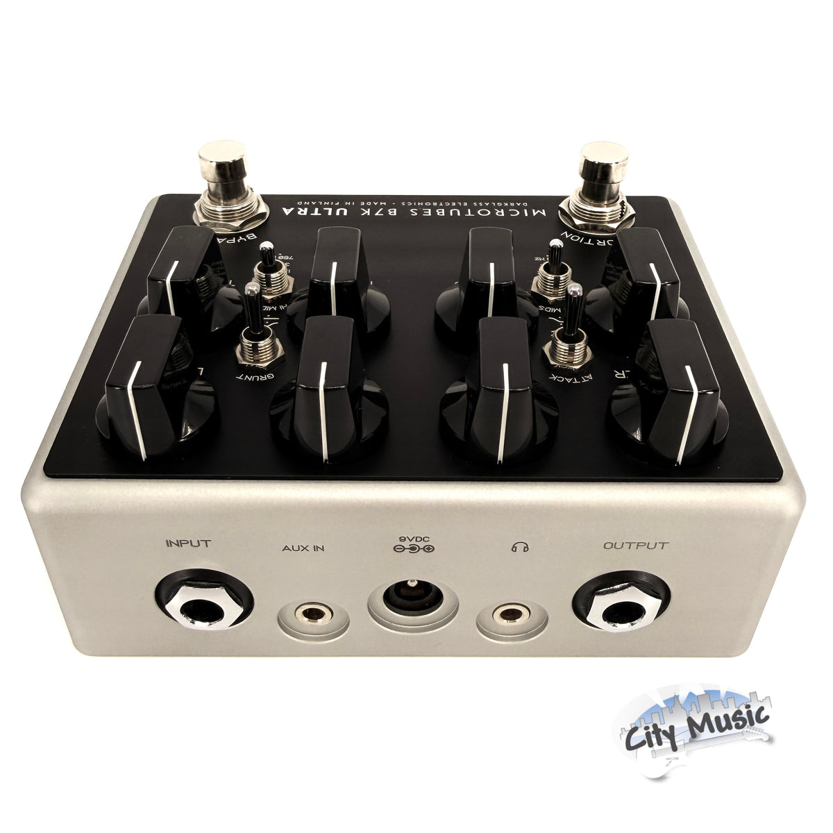 Used Darkglass Microtubes B7K ULTRA V2 w/ Aux-In Analog Bass Guitar Preamp Pedal ♪