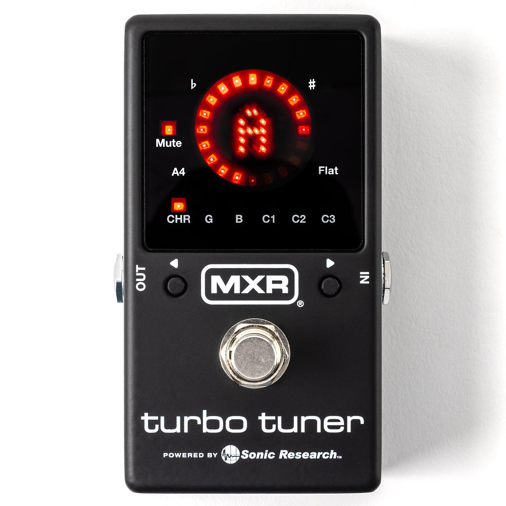 New Dunlop MXR M400 Turbo Tuner Strobe Guitar Tuner Pedal