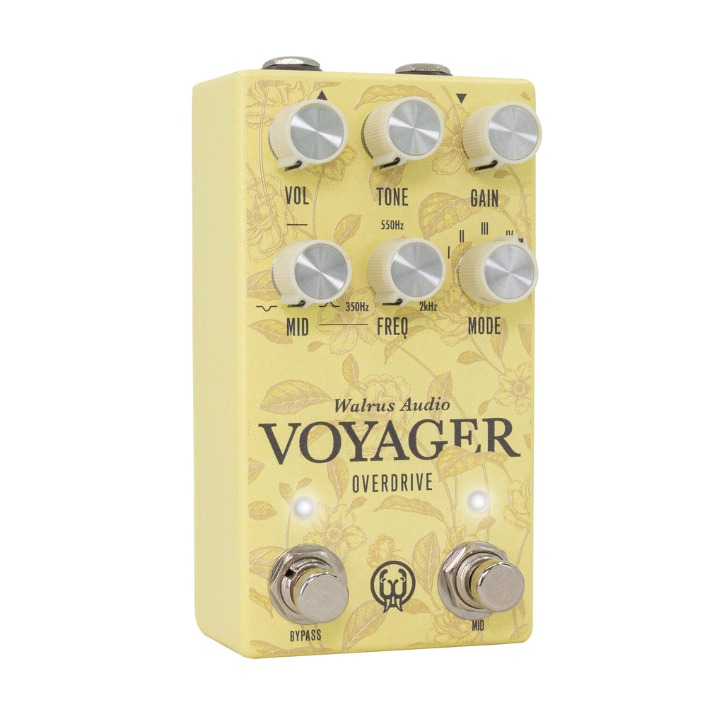 Walrus Audio Voyager MKII overdrive pedal — footswitches