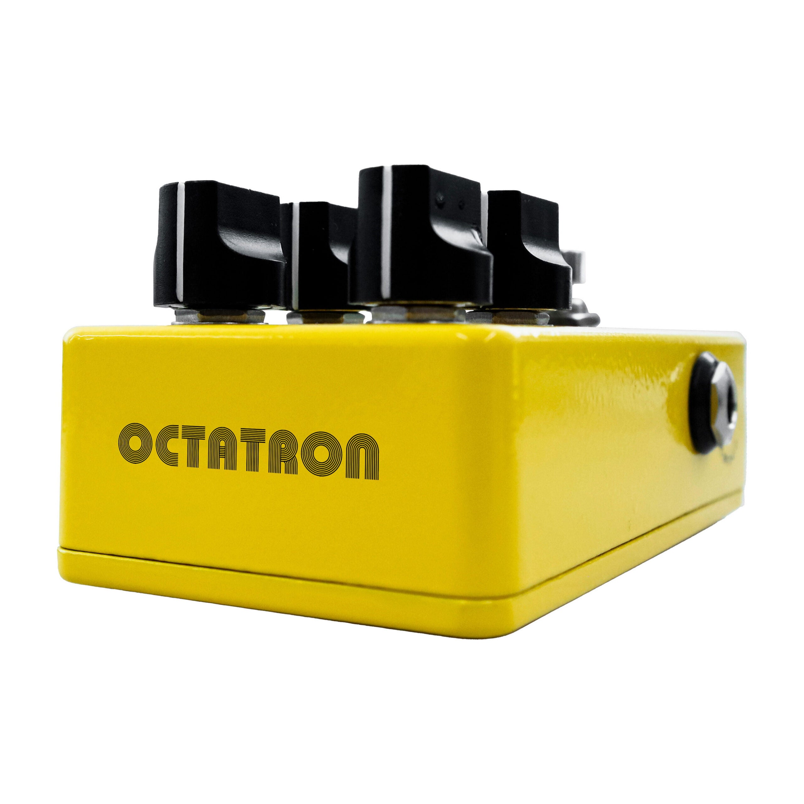 Seamoon Octatron octave pedal side jacks view