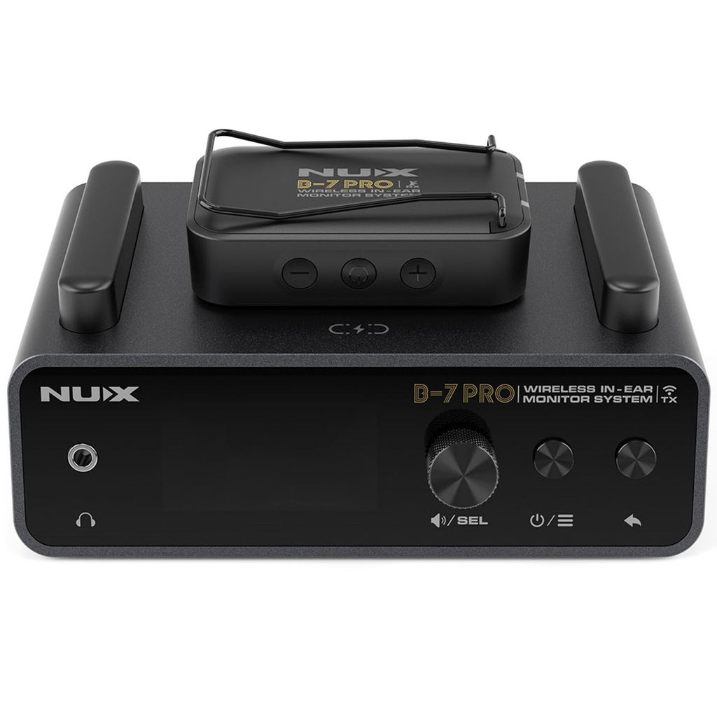 Used NUX B-7 PRO wireless in-ear monitor system in black