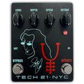 Tech 21 Geddy Lee Amalgamation bass chorus pedal — black top view with controls