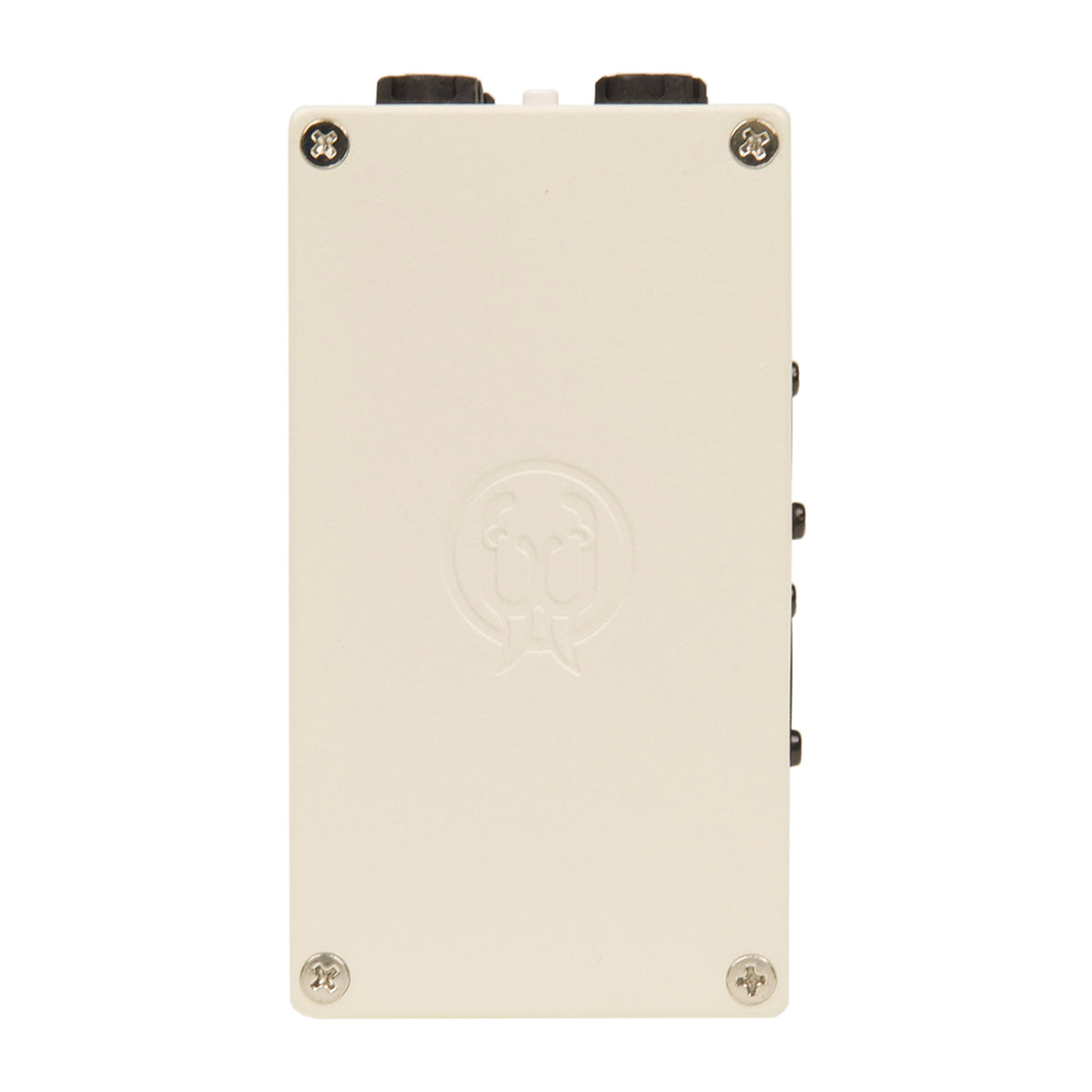 Walrus Audio Canvas Stereo DI box — white, top panel labels