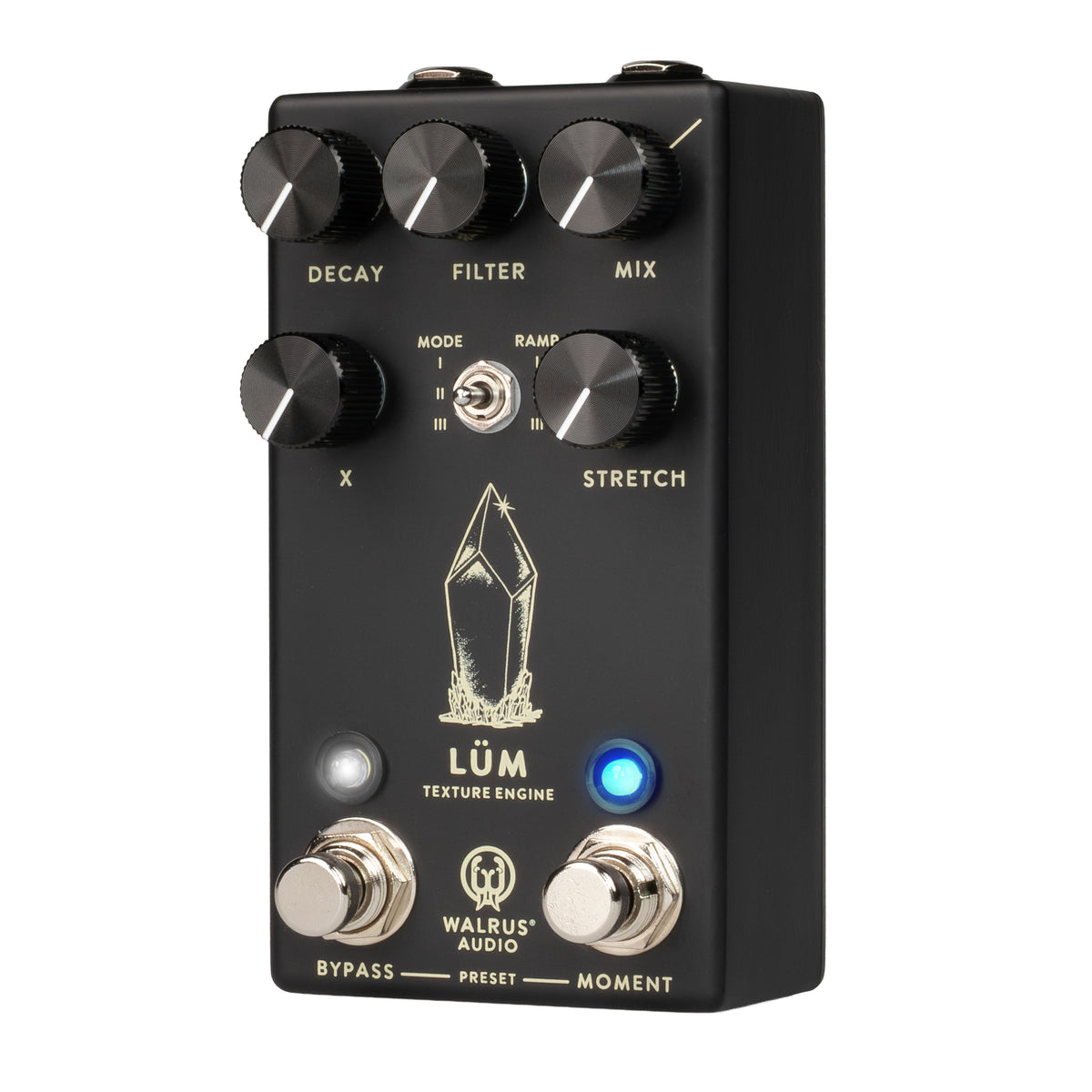New Walrus Audio Lüm Texture Engine Reverb Guitar Effects Pedal Lum Black