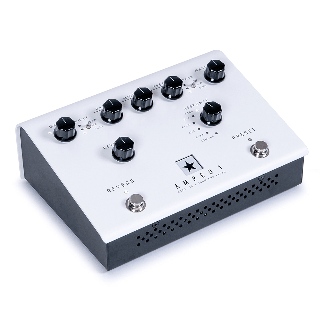 Blackstar Dept. 10 AMPED 1 amp pedal footswitches detail