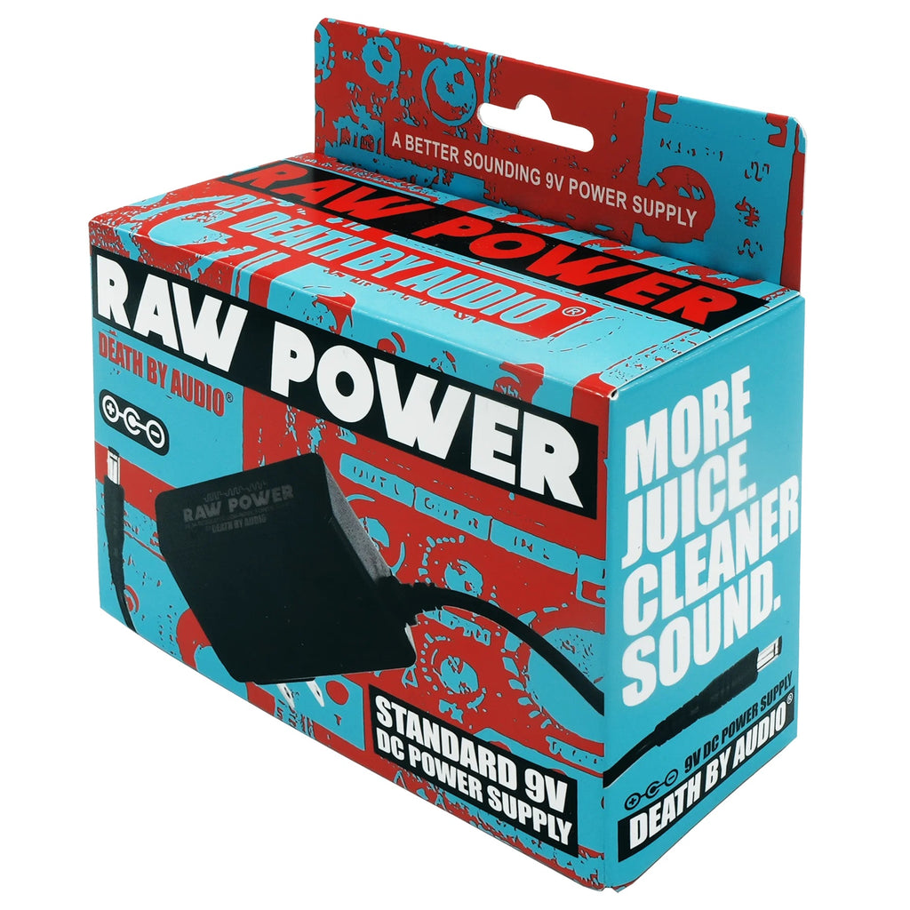 Death By Audio Raw Power 9V DC pedal power supply — packaging view