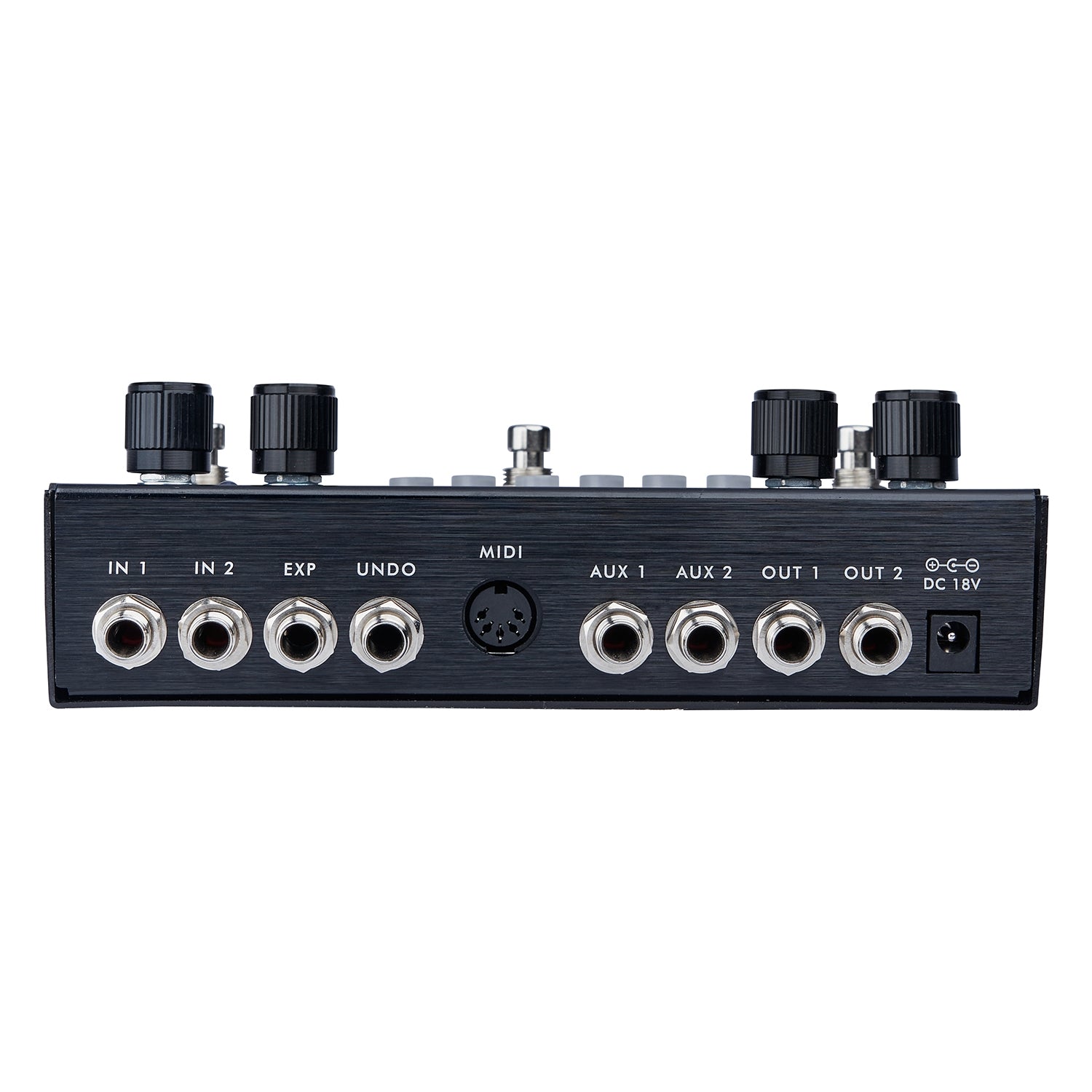 Pigtronix SPL Infinity 3 stereo double looper pedal detail view