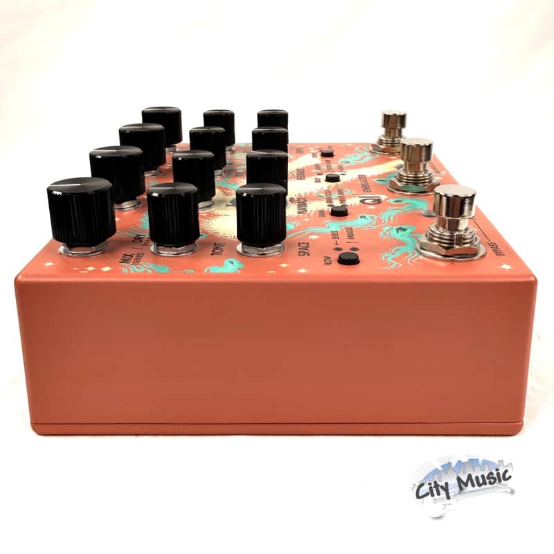 Used Walrus Audio Qi Etherealizer Multi Effects Guitar Pedal Terracotta