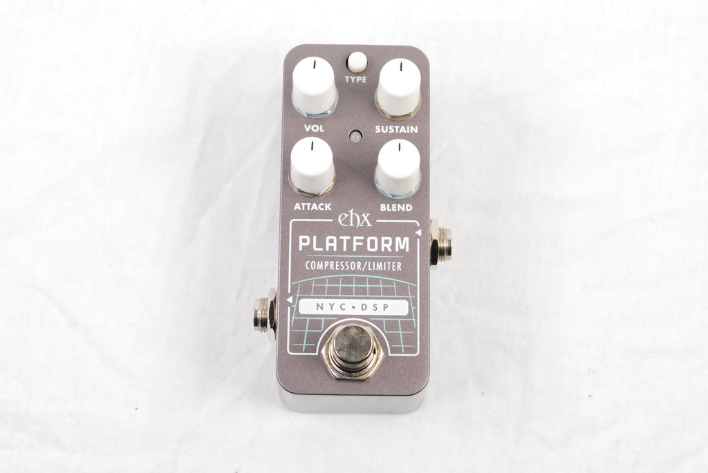 Electro-Harmonix Pico Platform compressor pedal — angled top view