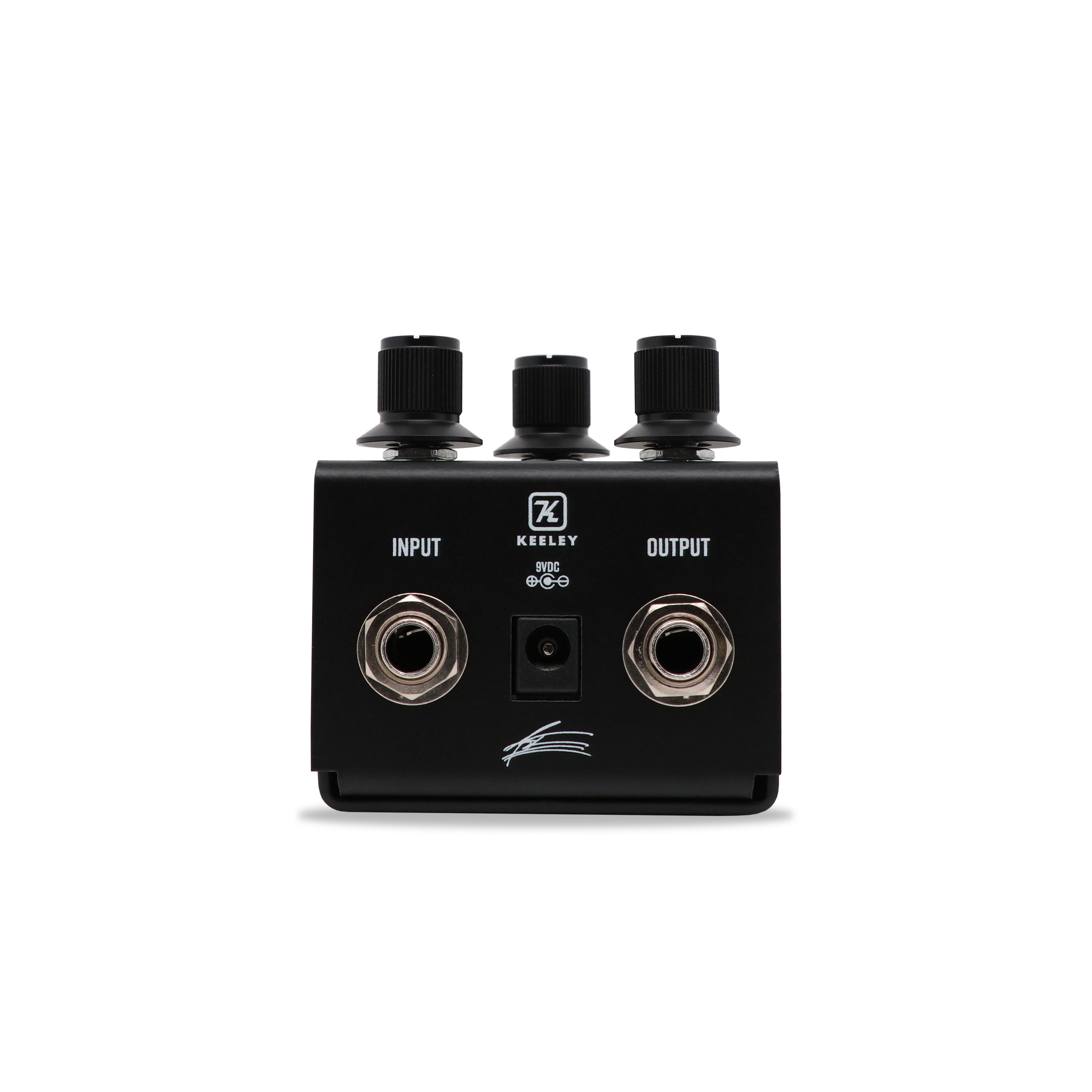 Keeley Mk3 Driver overdrive pedal — black enclosure, control detail