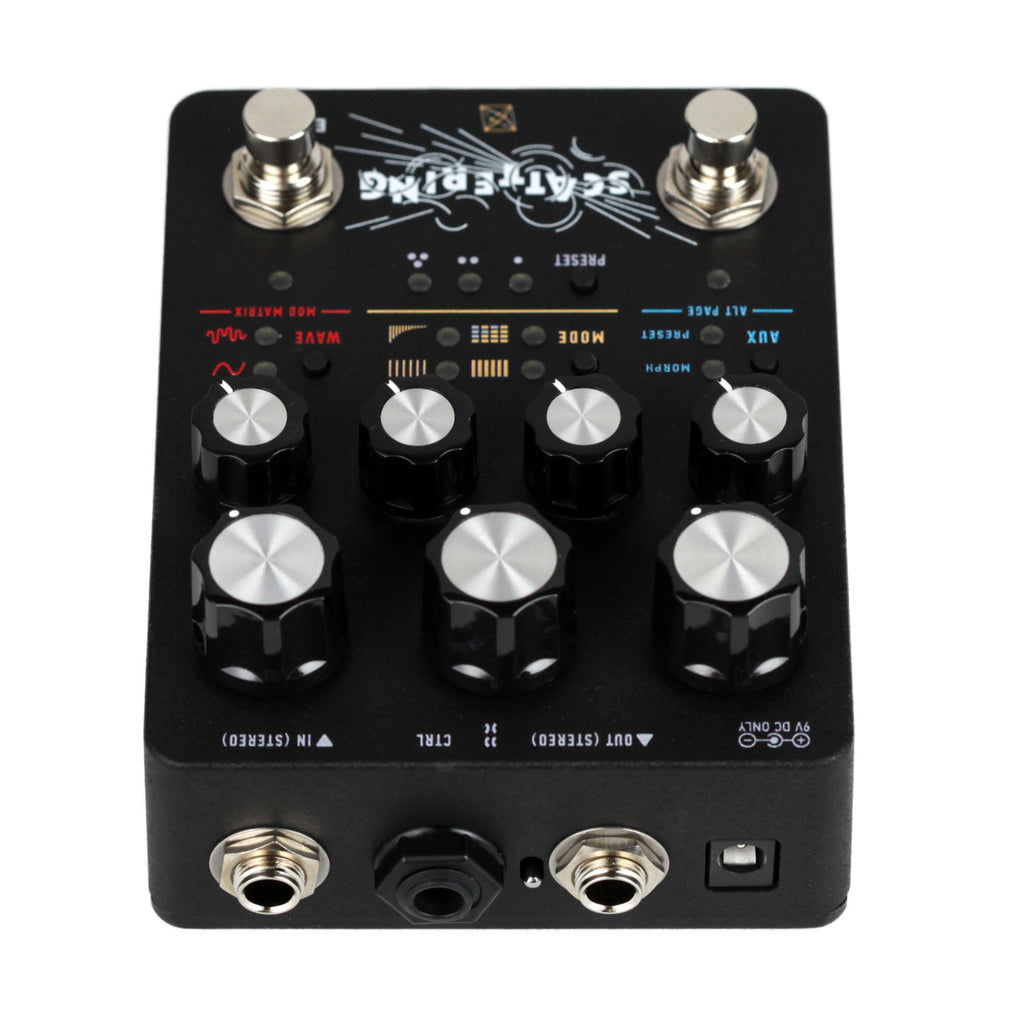 New Electronic Audio Experiments Scattering Stereo Reverb Guitar Effects Pedal