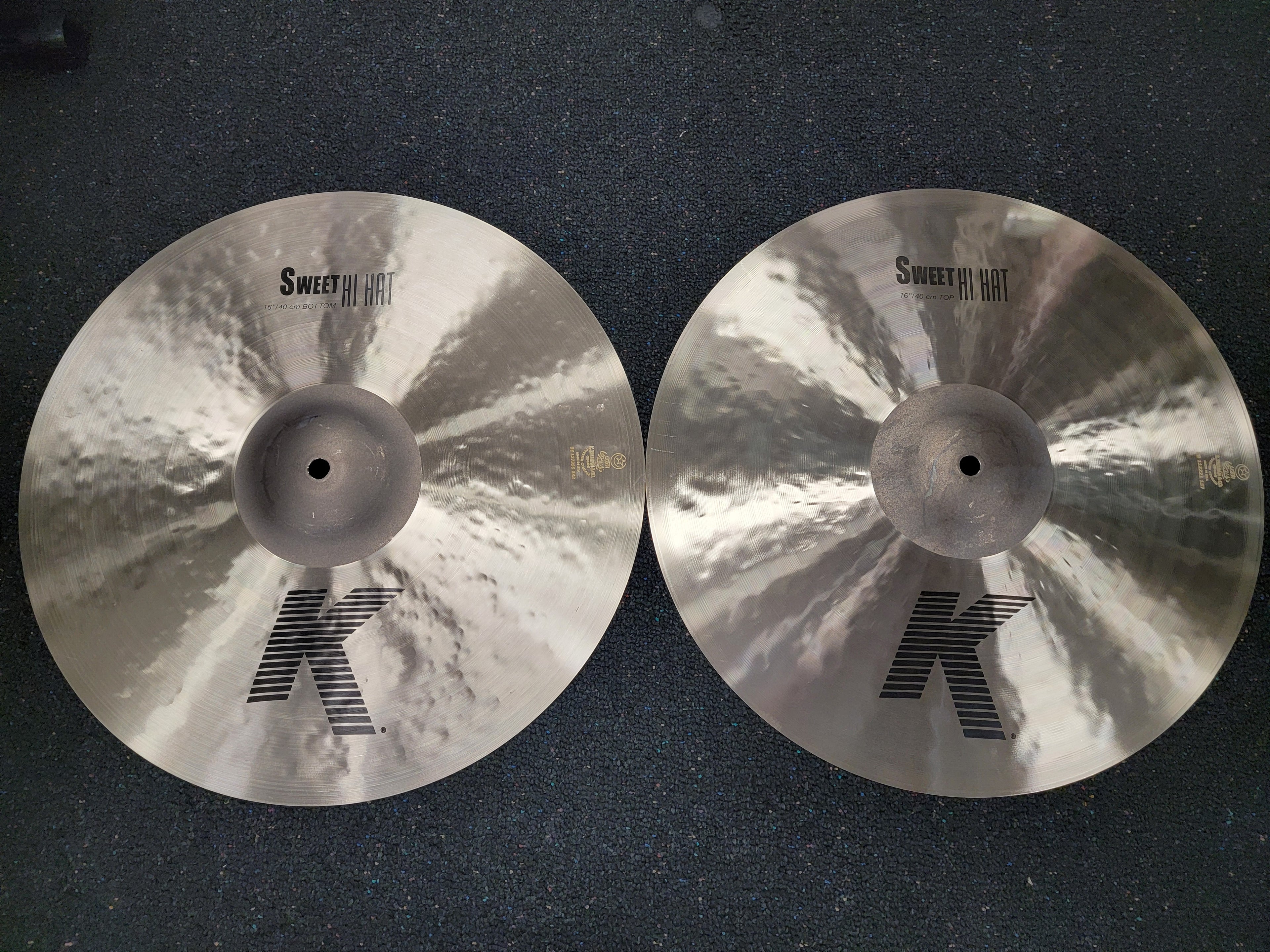 Zildjian K Sweet Hi-Hat 16in - edge profile view