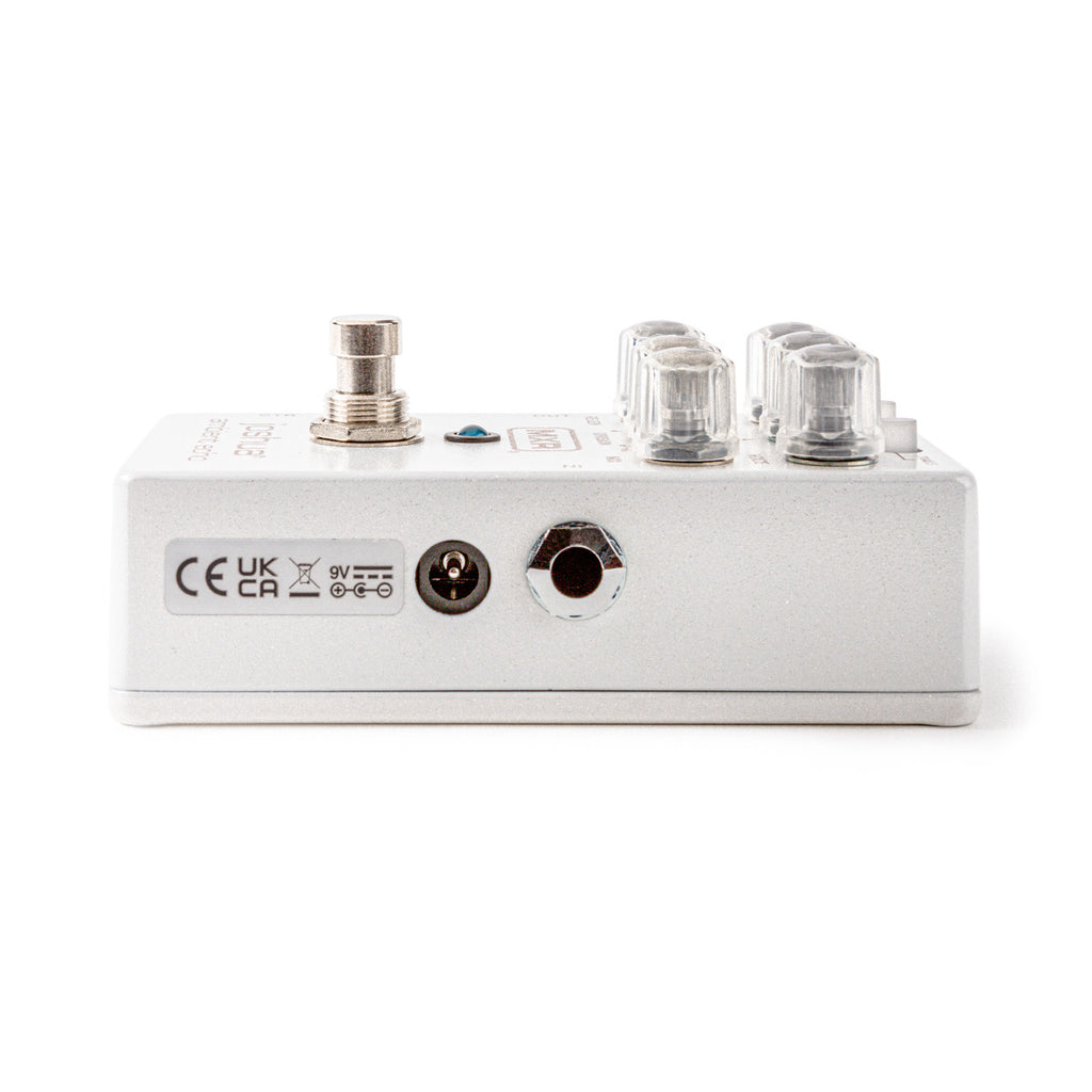MXR M309 Joshua Ambient Echo pedal — footswitch and blue LED