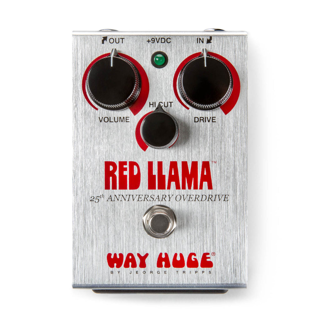 New Dunlop Way Huge WHE206 Electronics Red Llama 25th Anniversary Overdrive!