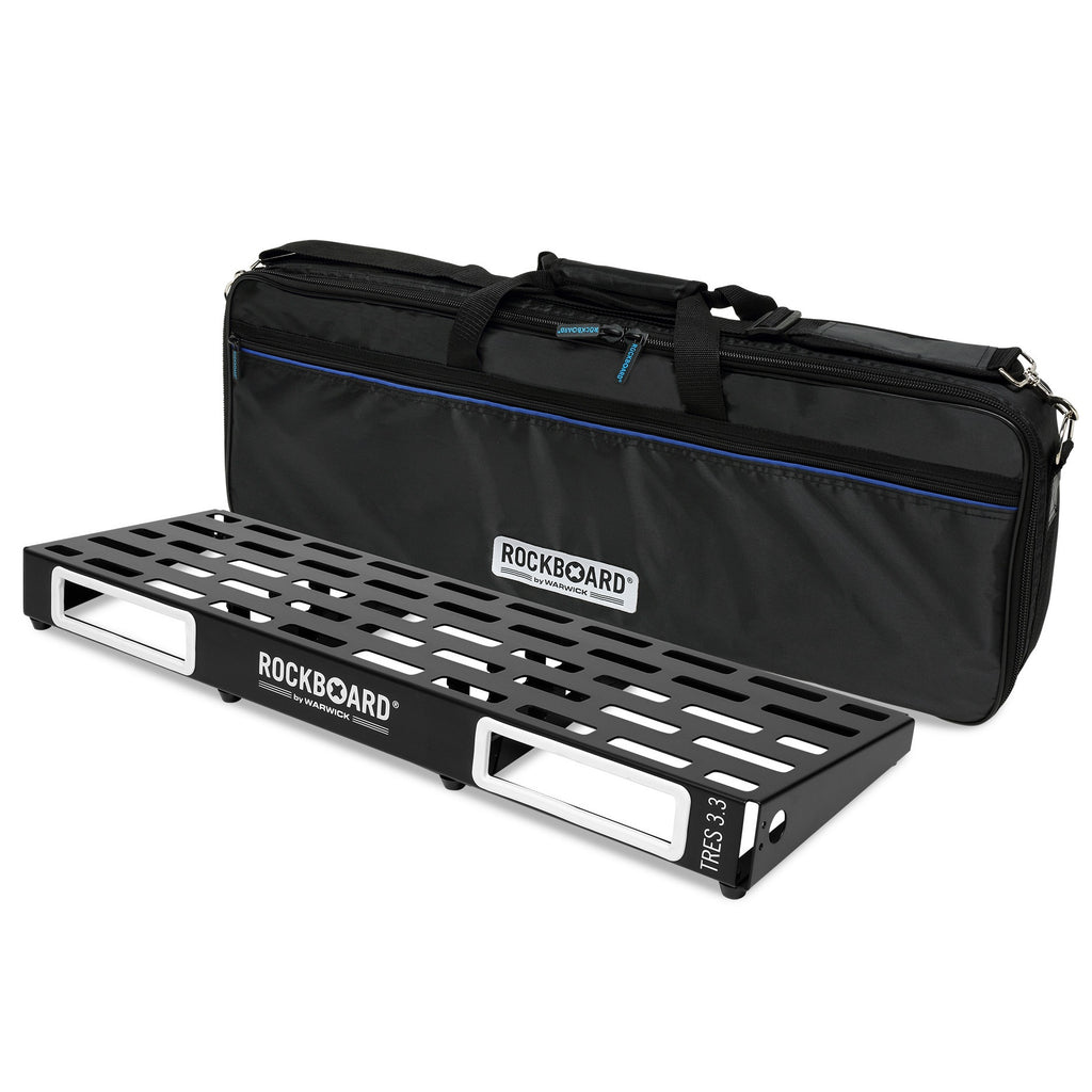 RockBoard Tres 3.3 pedalboard and gig bag, alternate angle
