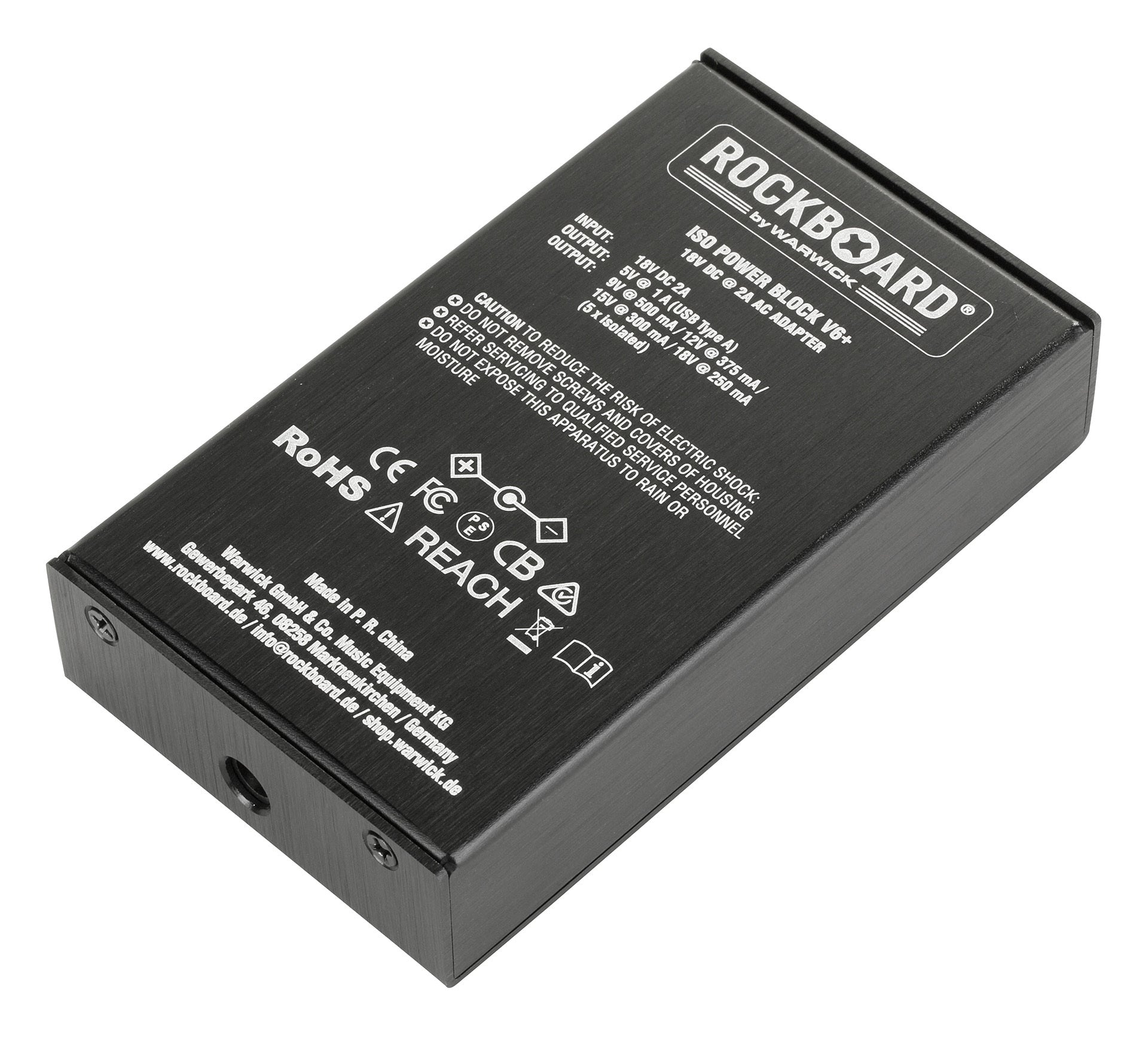 RockBoard ISO Power Block V6+ pedal power supply - USB output detail