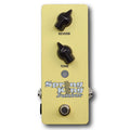 Danelectro Spring King Junior yellow reverb pedal — top view with Reverb and Tone knobs